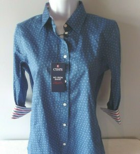 Blusa de botones y manga larga de mujer | Marca Chaps