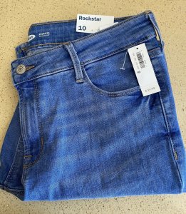 Pantalones de Mezclilla Rockstar de Tubo | Marca Old Navy