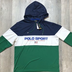 Sudadera Tricolor con Gorro | Marca Ralph Lauren
