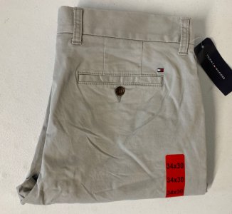 Pantalones de Vestir Color Beige 34x30  | Marca Tommy Hilfiger