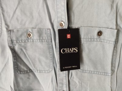 Blusa Sin Mangas Tipo Chaleco - Tipo Mezclilla Azul Cielo - Con Botones y Bolsas al Frente - Talla Chica